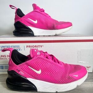 Nike Air Max 270 Little Girls Shoes Girls 2.5Y Pink Cute comfy Sneakers